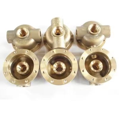 Pièces de coulée en cuivre jaune en laiton en bronze pour les machines de matériel