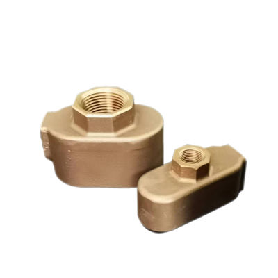 Pièces de coulée à la cire perdue à la gravité en bronze pour un service d'usinage CNC de haute précision