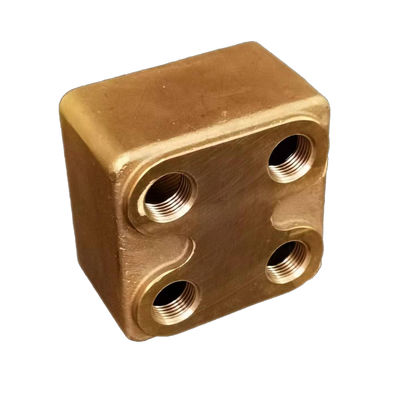 Pièces de coulée à la cire perdue à la gravité en bronze pour un service d'usinage CNC de haute précision