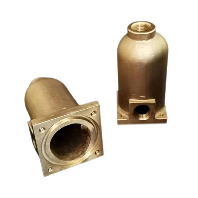 Pièces de coulée à la cire perdue à la gravité en bronze pour un service d'usinage CNC de haute précision