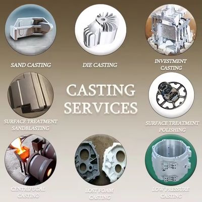 Tailles personnalisées et pièces de coulée sous pression en aluminium pour les produits OEM en fonte de précision