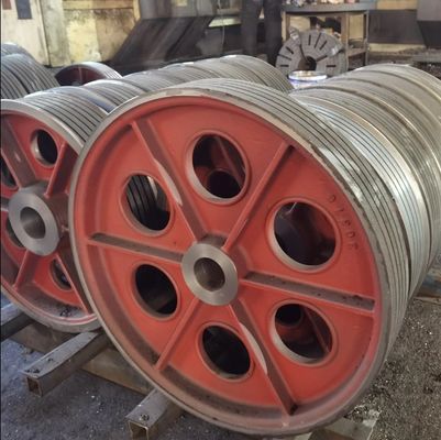 OEM pièces de forgeage en acier inoxydable en fer en aluminium poulie de roue volante