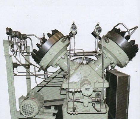 Compresseur à diaphragme industriel en forme de V résistant à la corrosion et à haute performance pour laboratoires