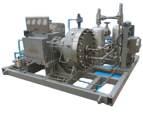 Compresseur de diaphragme Gaz Air Hydrogène 55kw Hydrogène Haute efficacité de travail Entrée 2mpa Débit de décharge 240nm3/h H2